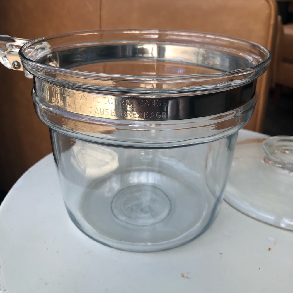 Vintage Pyrex Flameware Glass Saucepan with Lid - Picture 6 of 8